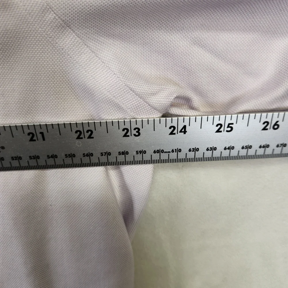 Banana Republic Mens XL Camden Fit Non-Iron Cotton Stretch Shirt‎ Light Purple